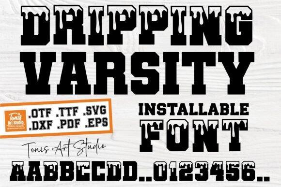 Ab Dripping Varsity: A Bold Typographic Statement for Web Design