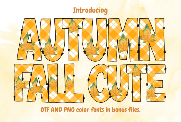 Autumn Fall Cute: A Font for Seasonal Storytelling