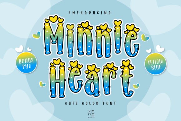 Boost Your Brand with Minnie Heart Y-B Font