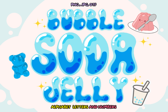 Bubble Soda Jelly Font: A Refreshing Tool for Digital Creativity