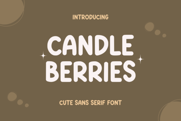 Candle Berries: A Versatile Sans Serif Font for Editorial Design
