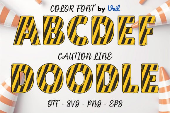 Caution Line: A Playful Font for Editorial Design
