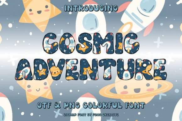 Cosmic Adventure: A Font for Bold Digital Storytelling