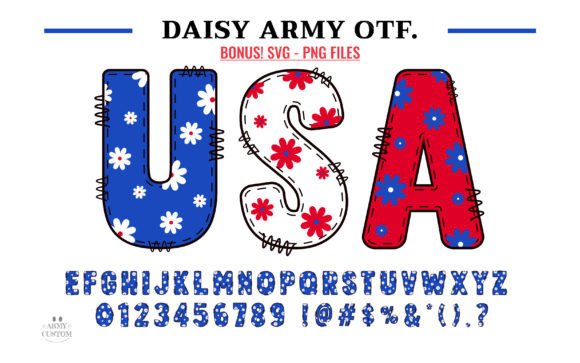 Daisy Army: A Vibrant Font for Digital Branding