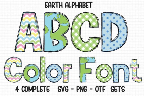Earth Alphabet: A Font That Speaks to the Earth