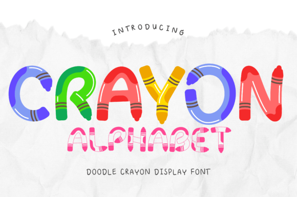 Font Choice That Speaks Volumes: Crayon Alphabet in Action