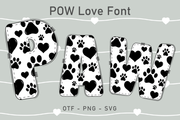 Pow Love: A Playful Font for Editorial Whimsy