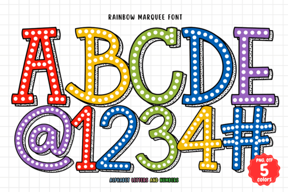 Rainbow Marquee: A Vibrant Display Font for Web Design