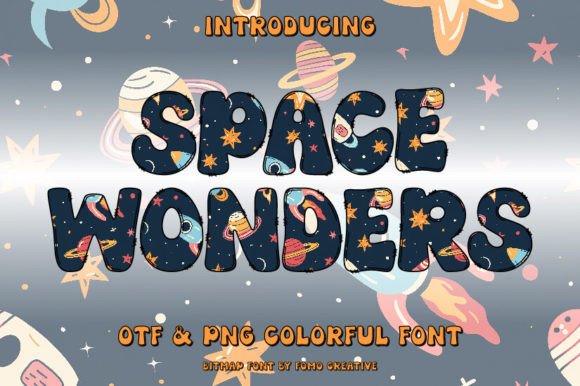 Space Wonders: A Color Font for Creative Web Design