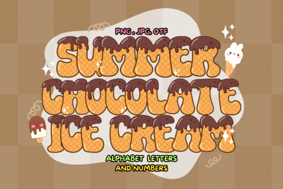 Summer Chocolate Ice Cream: A Font for Editorial Warmth and Style