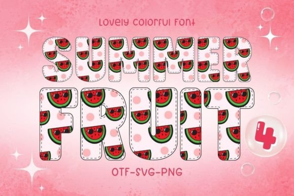 Summer Fruit4: The Font That Makes Your Campaigns Pop