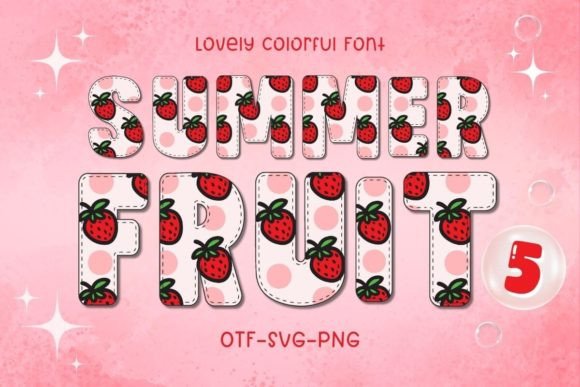 Summer Fruit5: A Font That Adds Flavor to Your Digital Design