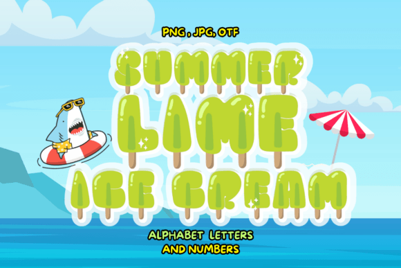 Summer Lime Ice Cream: A Refreshing Font for Editorial Design